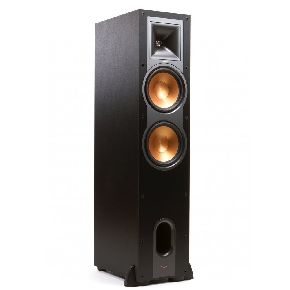 Klipsch R-26F Black Tower Speaker Dual 6-Inch