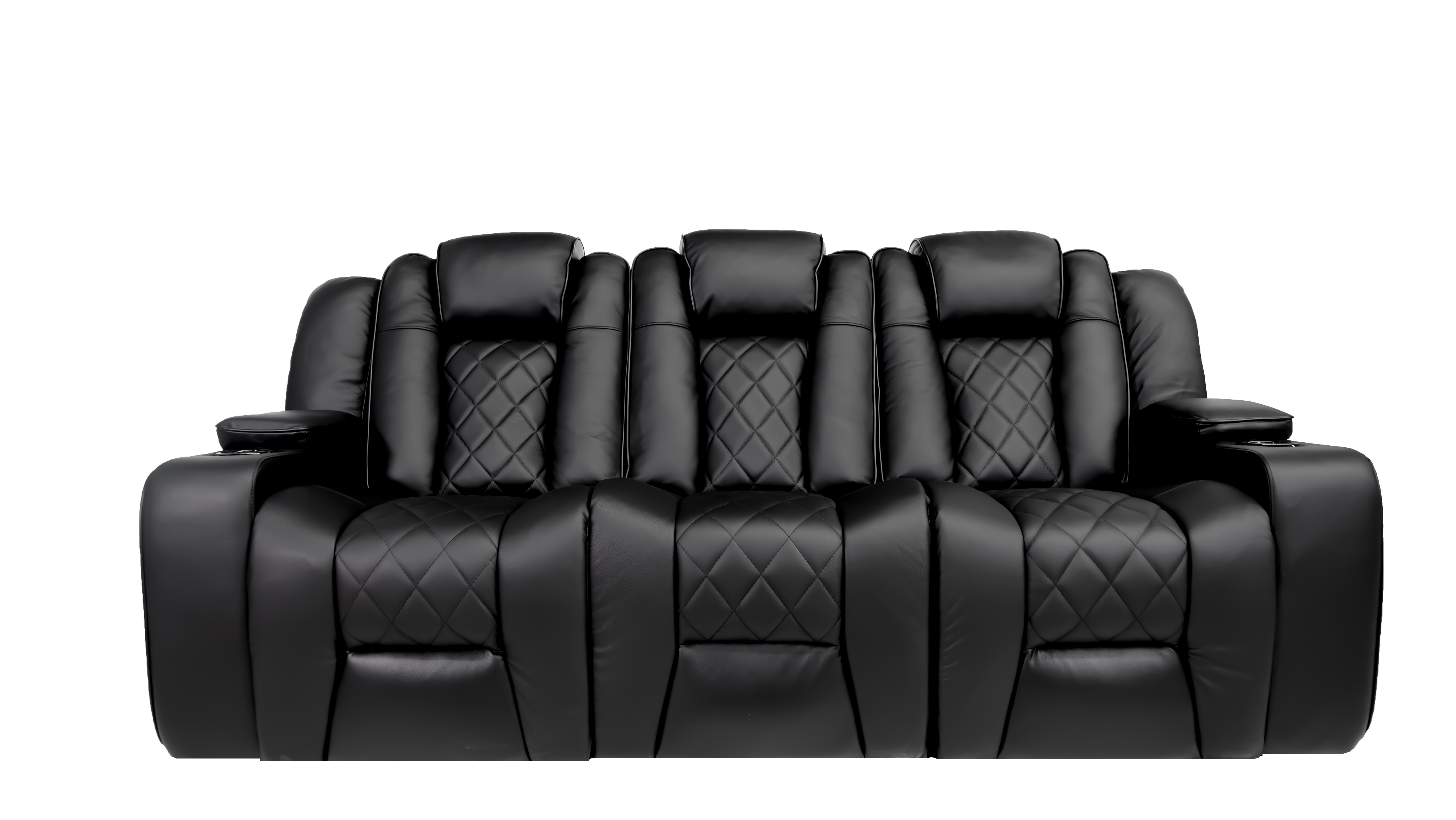 leather motorized recliner sofa