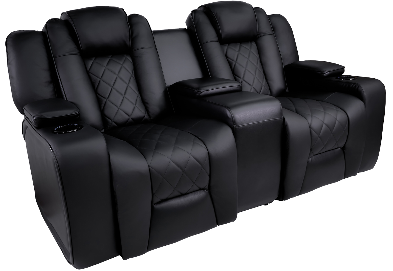 leather motorized recliner sofa